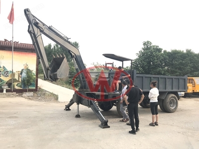 常州四不像四驅(qū)隨車挖機挖斗容量與挖機油缸解析